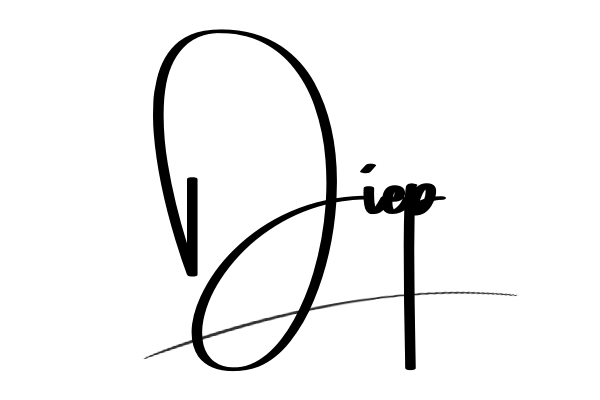 Chữ ký tên Điệp, Diệp
