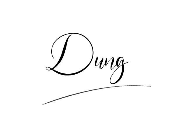 Chữ ký tên Dũng, Dung