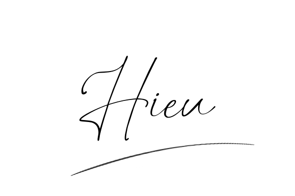 Chữ ký tên Hiếu