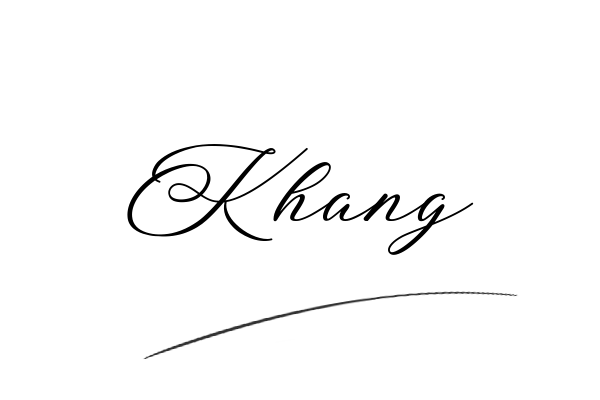 Chữ ký tên Khang