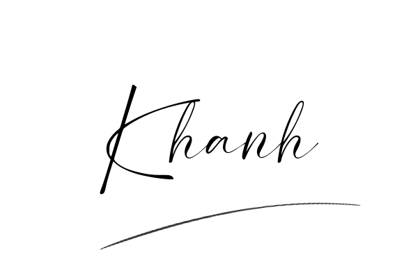 Chữ ký tên Khánh, Khanh