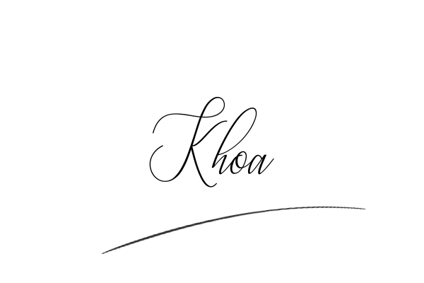 Chữ ký tên Khoa