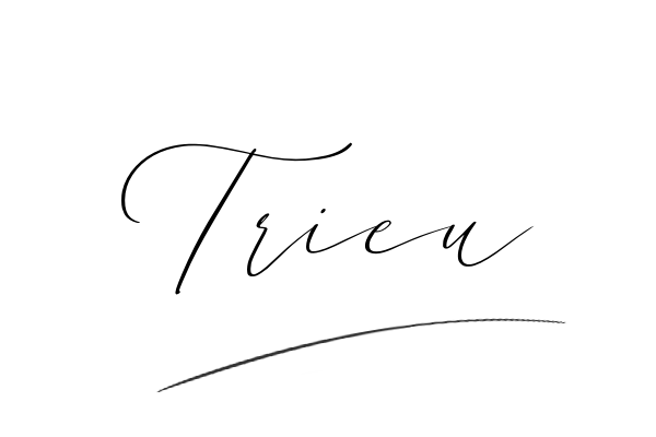 Chữ ký tên Triệu, Triều